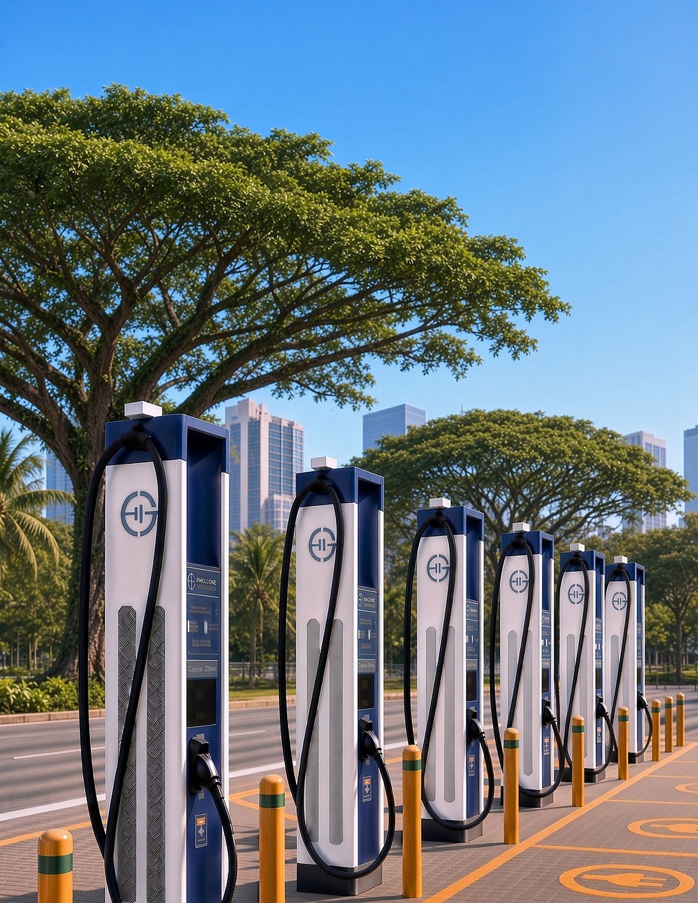 Bataan green mobility hub charges EVs with solar power and battery storage